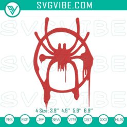 Embroidery Designs, Movies Embroidery Designs, Miles Morales Spider Spray Paint 3