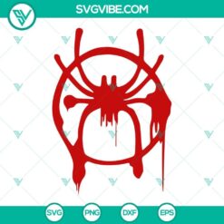 Miles Morales Spider Spray Paint Logo SVG Image, Marvel Spider Man SVG Image