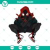 Miles Morales SVG and Spider Man SVG, Superhero Marvel Comic design for download in PNG format.