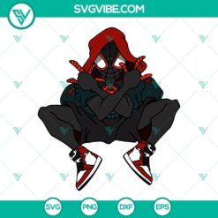 Movies, SVG Files, Baby Miles Morales SVG Images, Spider Man SVG Download, 4