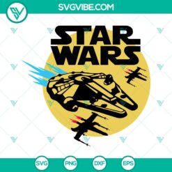 Movies, SVG Files, Millennium Falcon Star Wars SVG Image, The Galaxy SVG Image, 2