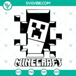 Game, SVG Files, Minecraft SVG Image, Mining SVG Files, Mine SVG File, Gaming 7