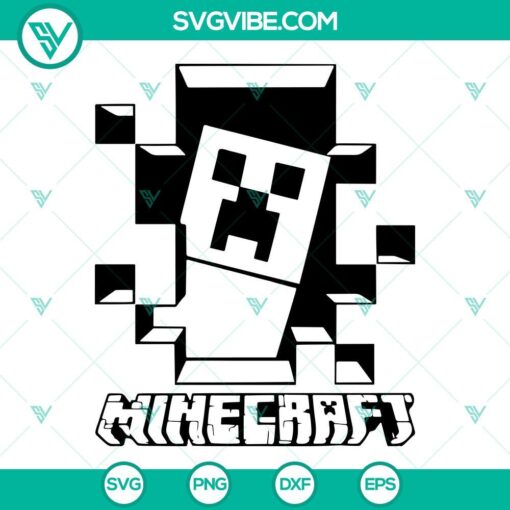 minecraft svg mining svg mine svg gaming svg video game svg png dxf eps files 7 mockup