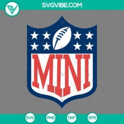 Sports, SVG Files, Mini Football Logo SVG File Cut Files Football Family  2