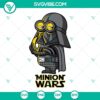 Minion Darth Vader Star Wars SVG image featuring Despicable Me Minions The Rise design for fans.