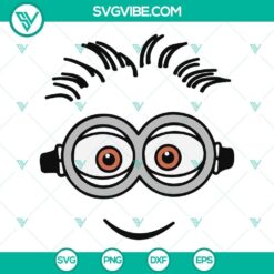 Minions Face SVG Files, Minions SVG File Bundle, Minions SVG Download Cricut 5