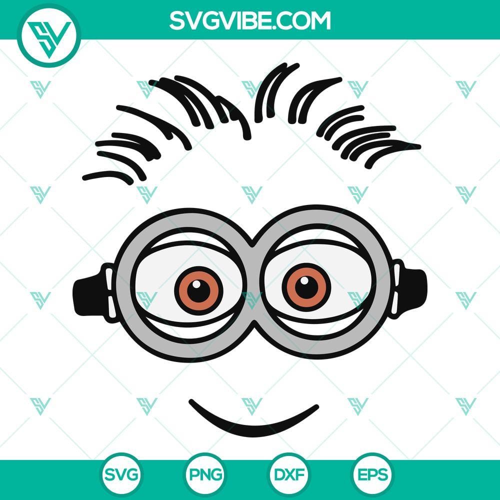 Minions Face SVG, Minions SVG Bundle, Minions SVG Cricut, Silhouette Minions Face SVG Files, Minions SVG File Bundle, Minions SVG Download Cricut 1