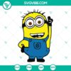 Minions SVG file with Despicable Me cartoon characters, perfect for cut files and craft projects.