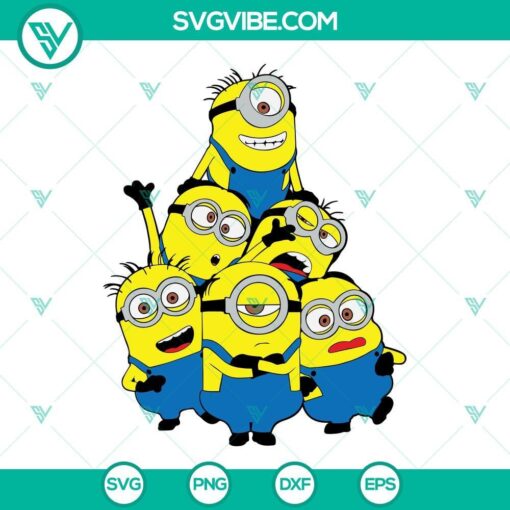 minions svg minions png minions vector clipart minions cricut silhouette 1 mockup