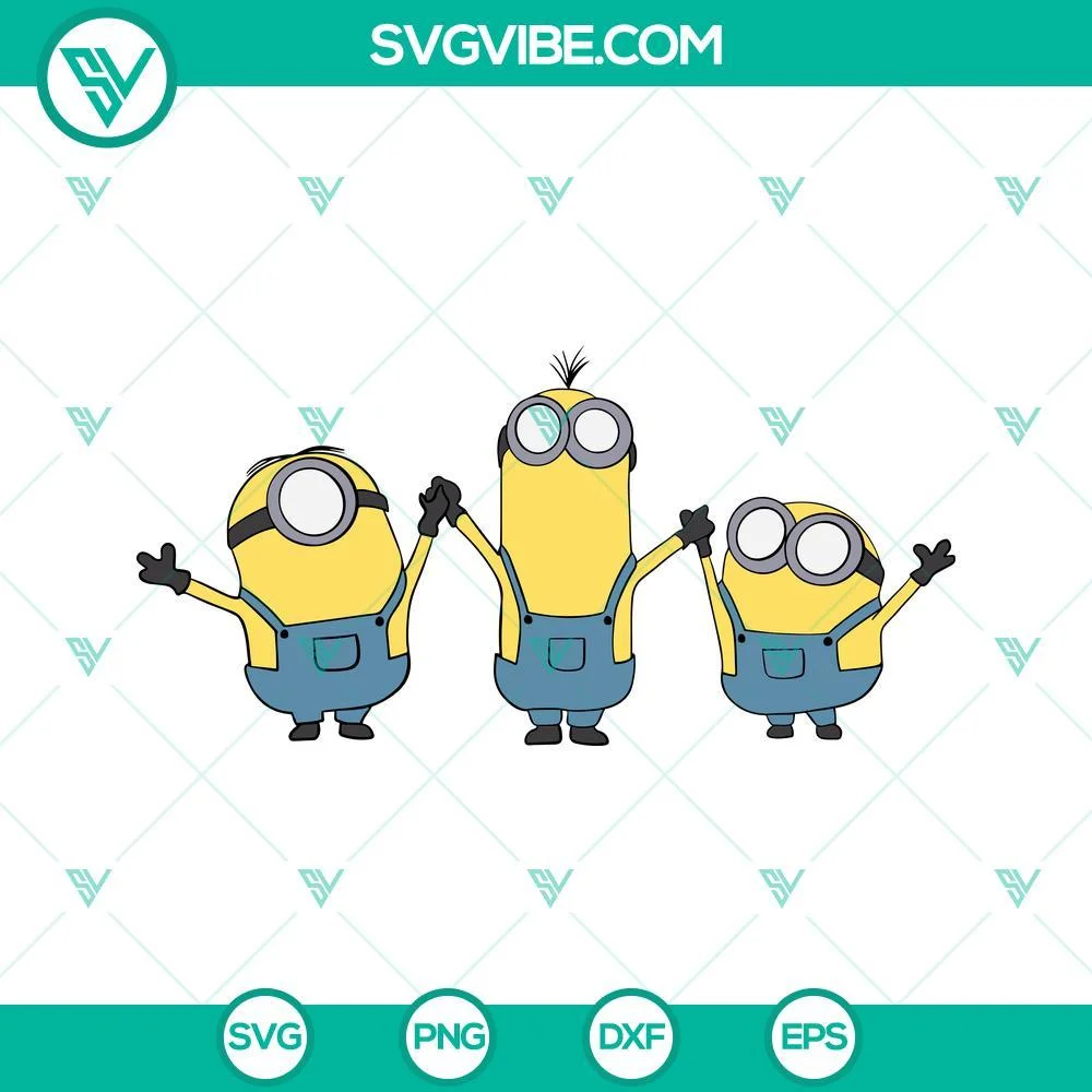 Movies, SVG Files, Minions The Rise Of Gru 2022 SVG Files, Minions 2022 SVG 1