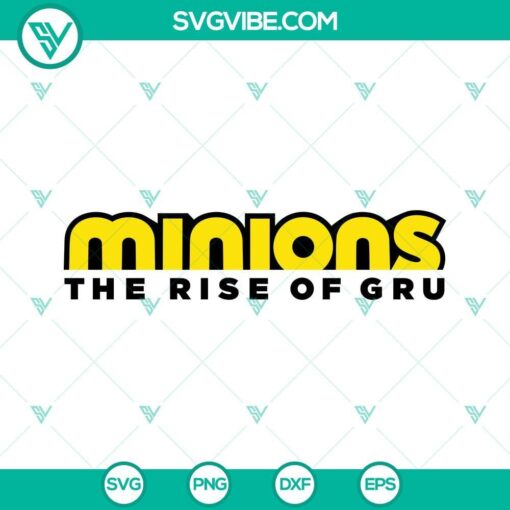 minions the rise of gru svg png dxf eps bundle cricut 8 mockup