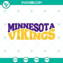 Football, Sports, SVG Files, Minnesota Vikings Football SVG Images PNG DXF EPS 2