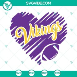 Football, Sports, SVG Files, Minnesota Vikings Football SVG Images PNG DXF EPS 3