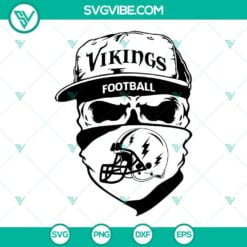 Football, Sports, SVG Files, Minnesota Vikings Skull SVG Images, Vikings 2