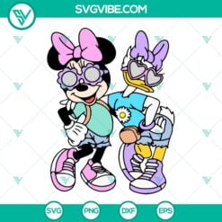 Disney, SVG Files, Minnie And Daisy SVG Files, Bestie SVG File, Disney Girl SVG 11