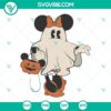 Minnie Ghost Pumpkin Halloween and Spooky Season SVG files for crafting and design projects.