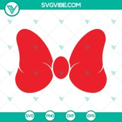 Minnie Mouse Bow SVG Download Bundle, Minnie Bow SVG Images, Minnie Mouse Cute 3