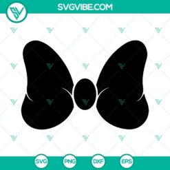 Minnie Mouse Bow SVG Download Bundle, Minnie Bow SVG Images, Minnie Mouse Cute 4