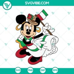 Cinco De Mayo, Disney, Holiday, SVG Files, Minnie Mouse Cinco De Mayo SVG 4