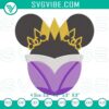 Machine embroidery designs featuring Minnie Mouse as the Evil Queen, perfect for Disney fans.