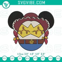 Minnie Mouse Head Jessie Machine Embroidery Designs, Minnie Toy Story Pattern