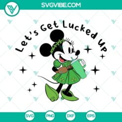 Disney, St Patrick's Day, SVG Files, Mickey Mouse And Friends St Patricks Day 4