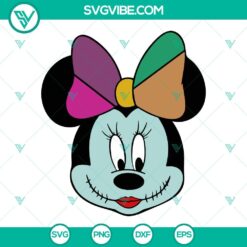 Disney, Halloween, SVG Files, Minnie Mouse Sally SVG Images, Sally Minnie 4