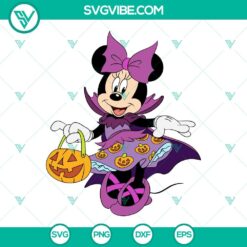 Disney, Halloween, SVG Files, Minnie Mouse Witch Halloween SVG Download PNG DXF 11