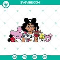 Disney, SVG Files, Mirabel Madrigal Disneyland Snacks SVG Image PNG DXF EPS 6