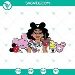 Disney, SVG Files, Mirabel Madrigal Disneyland Snacks SVG Image PNG DXF EPS 2