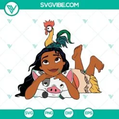 Disney, SVG Files, Moana SVG Download, Moana Cut File, Moana Cricut Silhouette 3