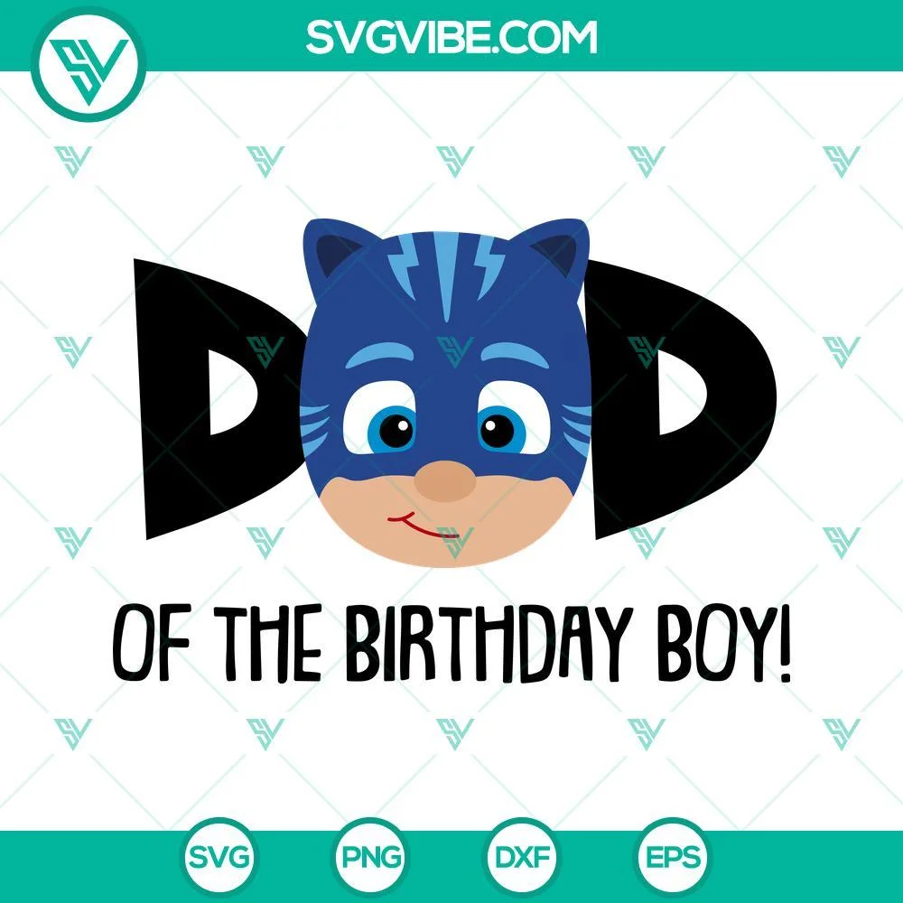 Birthday, Disney, SVG Files, Mom And Dad Of Birthday Boy Owlette Catboy SVG 2