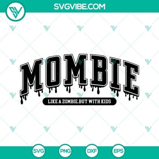 mombie svg mom halloween svg zombie mom svg 2 mockup