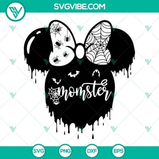 momster svg minnie mouse halloween svg halloween mom svg 10 mockup