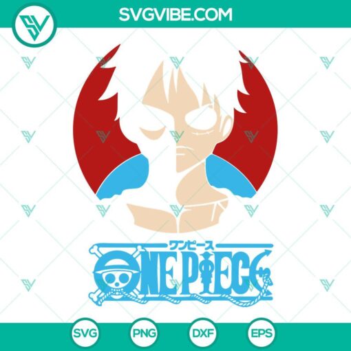 monkey d luffy one piece svg straw hat pirates svg anime svg png dxf eps cricut 3 mockup