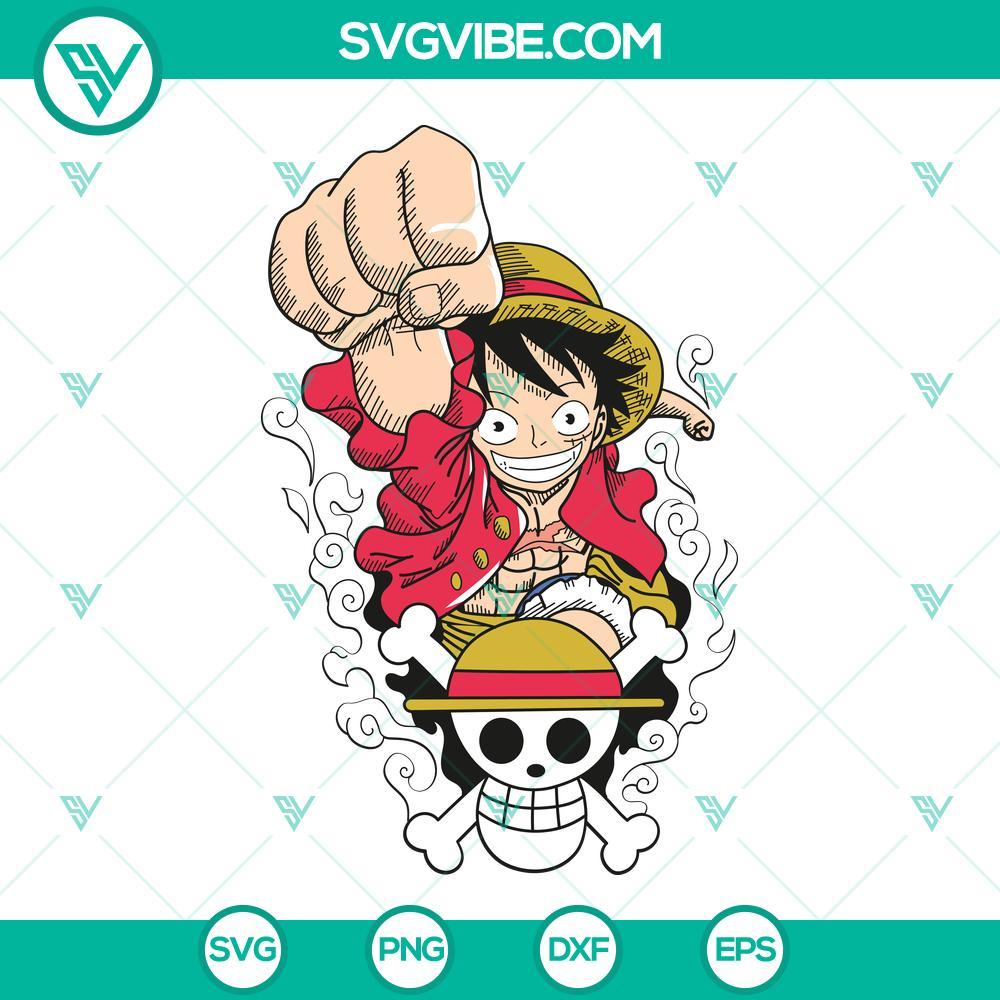 Monkey D Luffy SVG, One Piece SVG PNG DXF EPS Cut Files Monkey D Luffy One Piece SVG file for download, includes PNG, DXF, EPS cut files, ideal for crafting projects.