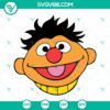 Sesame Street SVG bundle with Cookie Monster and Elmo faces, ideal for crafts and designs.