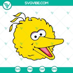 Monster Faces Sesame Street SVG Image Bundle, Cookie Monster SVG Files, Elmo 9