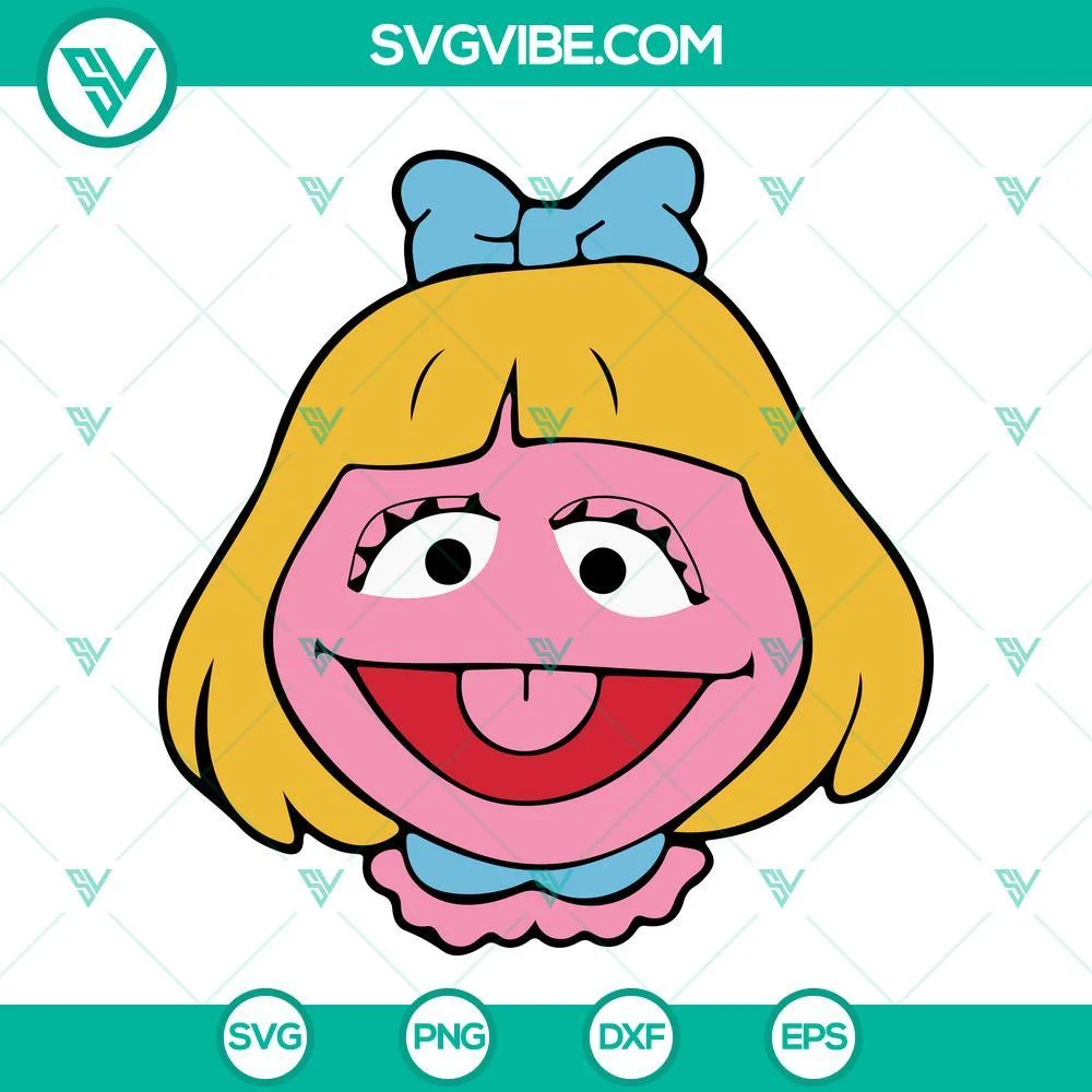 Cartoons, SVG Files, Monster Faces Sesame Street SVG File Bundle, Cookie 5