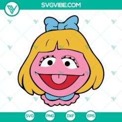 Monster Faces Sesame Street SVG Image Bundle, Cookie Monster SVG Files, Elmo 10