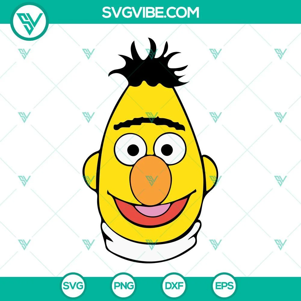 Cartoons, SVG Files, Monster Faces Sesame Street SVG File Bundle, Cookie 6