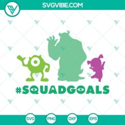 monsters inc svg bundle monsters inc svg mike svg sully svg boo svg monsters svg monsters inc cricut silhouette 3 mockup