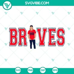Morgan Wallen Braves SVG Images featuring 98 Braves SVG Download and Atlanta Braves SVG Files for crafting projects and fan merchandise.
