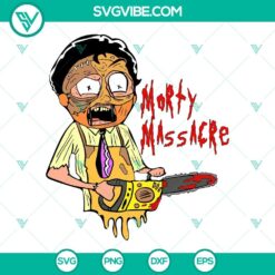 Disney, Halloween, SVG Files, Morty Texas Chainsaw Massacre SVG Download, Rick 22