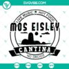 Mos Eisley Cantina SVG images featuring Star Wars characters, suitable for Tatooine themed projects. Download the SVG files.
