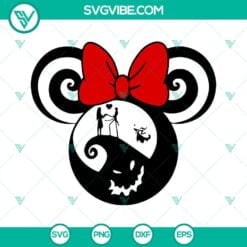 Disney, Movies, SVG Files, Mouse Ears Jack And Sally SVG Image, Jack 7