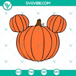 Disney, Halloween, SVG Files, Mouse Head Pumpkins SVG Image Bundle, Pumpkin 2