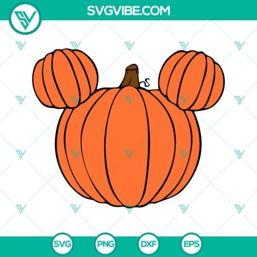 mouse head pumpkins svg bundle pumpkin fall halloween svg png dxf eps cut files for cricut 2 mockup