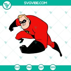 Cartoons, SVG Files, Incredible Dad And Mom SVG Images, Bob Parr SVG Images, 4