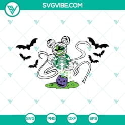 Disney, Halloween, Starbucks Cup Wrap, SVG Files, Mummy Mickey Mouse Starbucks 3